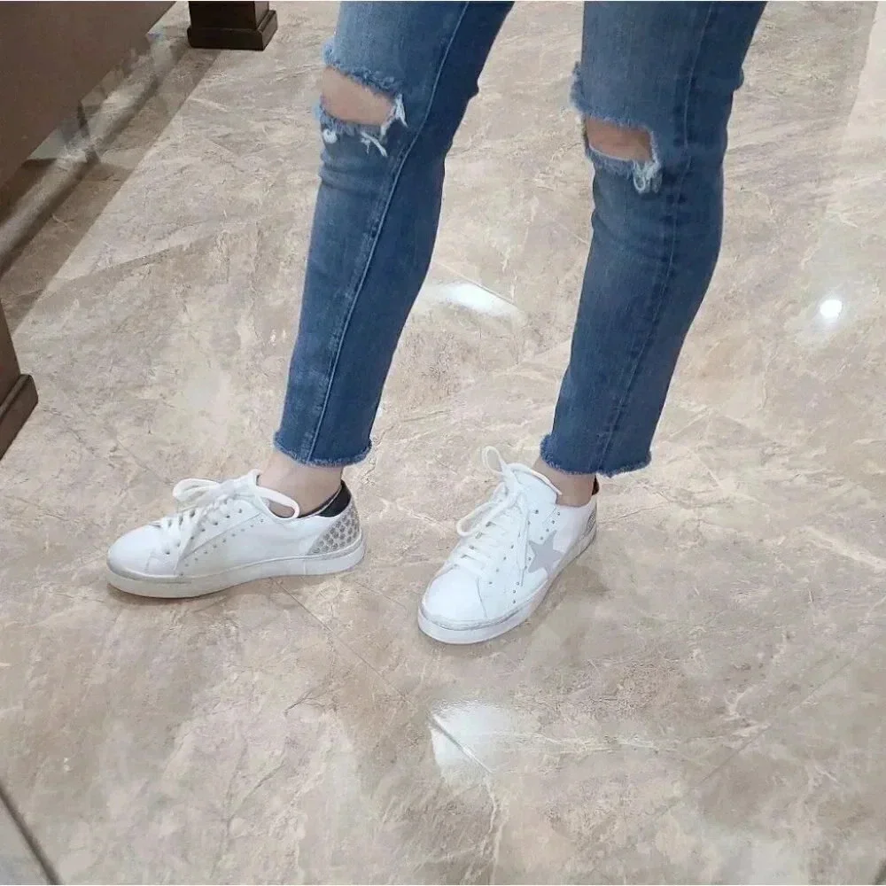 NWOT Steven Rubie-S Studded Star Sneakers